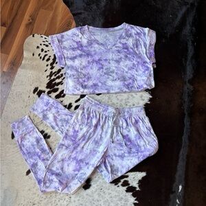 Purple Tie-Dye Set